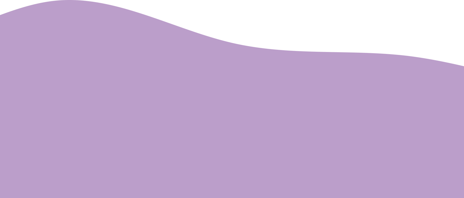 Gestalterisches Foto im Hintergrund vom Text: Welle mit der Farbe 'Pastell Violett'.