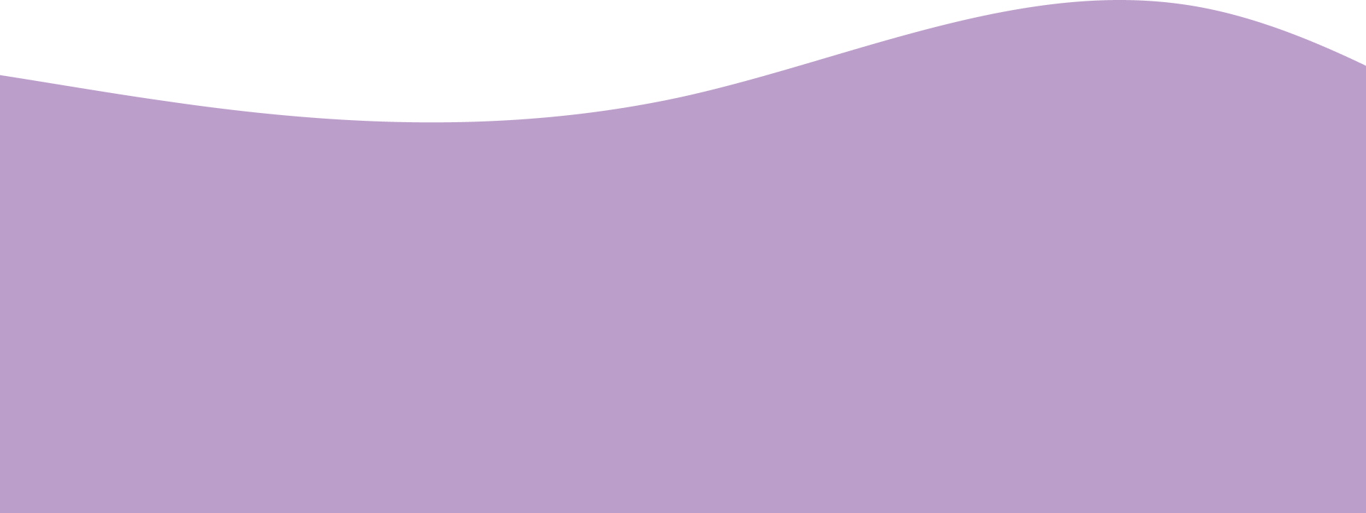 Gestalterisches Foto im Hintergrund vom Text: Welle mit der Farbe 'Pastell Violett'.